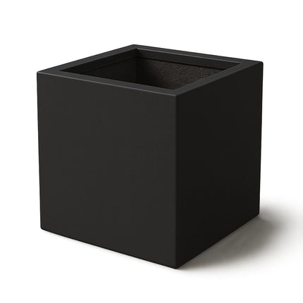 GARDRA Polyester plantenbak 60x60x60 cm - Gitzwart (RAL 9005) - Doika - Plantenbak - GARDRA -  - DOIKA-Ap-3-RAL-9005