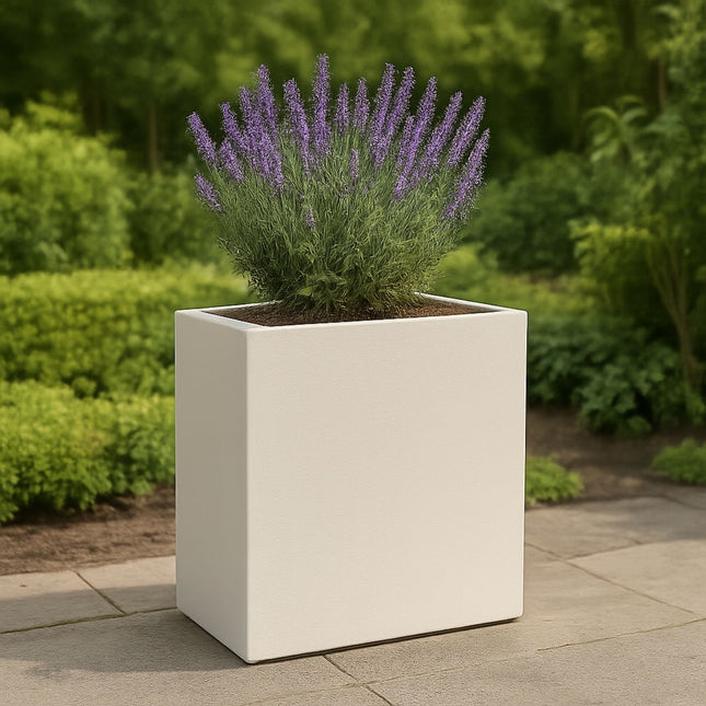 GARDRA Polyester plantenbak 70x30x67 cm - Zuiver Wit (RAL 9010) - Doika - Plantenbak - GARDRA -  - DOIKA-BP-29-RAL-9010