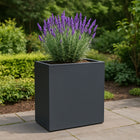 GARDRA Polyester plantenbak 70x30x67 cm - Zwartgrijs (RAL 7021) - Doika - Plantenbak - GARDRA -  - DOIKA-BP-29-RAL-7021
