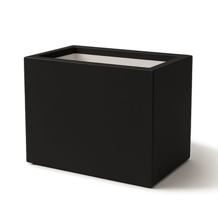GARDRA Polyester plantenbak 70x50x60 cm - Gitzwart (RAL 9005) - Doika - Plantenbak - GARDRA -  - DOIKA-BP-17-RAL-9005