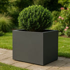 GARDRA Polyester plantenbak 70x50x60 cm - Zwartgrijs (RAL 7021) - Doika - Plantenbak - GARDRA -  - DOIKA-BP-17-RAL-7021