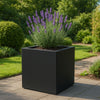 GARDRA Polyester plantenbak 70x70x70 cm - Gitzwart (RAL 9005) - Doika - Plantenbak - GARDRA -  - DOIKA-AP-04-RAL-9005