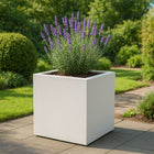 GARDRA Polyester plantenbak 70x70x70 cm - Zuiver Wit (9010) - Doika - Plantenbak - GARDRA -  - DOIKA-AP-04-RAL-9010