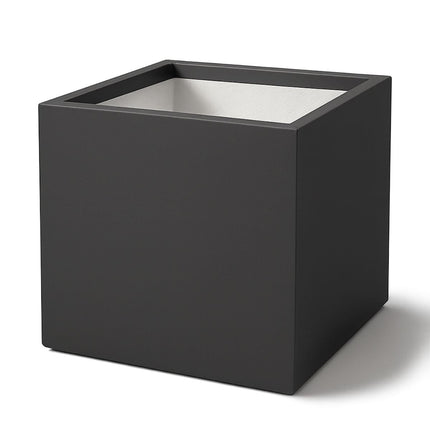 GARDRA Polyester plantenbak 70x70x70 cm - Zwartgrijs (RAL 7021) - Doika - Plantenbak - GARDRA -  - DOIKA-AP-04-RAL-7021