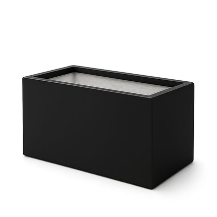 GARDRA Polyester plantenbak 80x40x40 cm - Gitzwart (RAL 9005) - Doika - Plantenbak - GARDRA -  - DOIKA-BP-42-RAL-9005