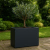 GARDRA Polyester plantenbak 80x40x80 cm - Zwartgrijs (RAL 7021) - Doika - Plantenbak - GARDRA -  - DOIKA-BP-45-RAL-7021