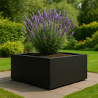 GARDRA Polyester plantenbak 80x80x40 cm - Gitzwart (RAL 9005) - Doika - Plantenbak - GARDRA -  - DOIKA-AP-5.2-RAL-9005