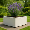 GARDRA Polyester plantenbak 80x80x40 cm - Zuiver Wit (RAL 9010) - Doika - Plantenbak - GARDRA -  - DOIKA-AP-5.2-RAL-9010