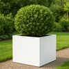 GARDRA Polyester plantenbak 80x80x60 cm - Zuiver Wit (RAL 9010) - Doika - Plantenbak - GARDRA -  - DOIKA-AP-05.1-RAL-9010