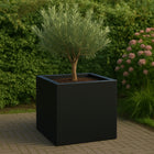 GARDRA Polyester plantenbak 80x80x80 cm - Gitzwart (RAL 9005) - Doika - Plantenbak - GARDRA -  - DOIKA-AP-05-RAL-9005