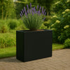 GARDRA Polyester plantenbak 90x25x80 cm - Gitzwart (RAL 9005) - Doika - Plantenbak - GARDRA -  - DOIKA-BP-05 9005