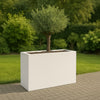 GARDRA Polyester plantenbak 90x40x90 cm - Zuiver wit (RAL 9010) - Doika - Plantenbak - GARDRA -  - DOIKA-BP-14-9010