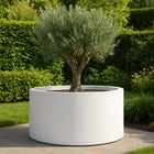 GARDRA Polyester plantenbak Ø 150x60 cm - Zuiver Wit (RAL 9010) - Doika - Plantenbak - GARDRA -  - DOIKA-FP-1-RAL-9010