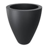 GARDRA Polyester plantenbak Ø 51x59 cm - Zwartgrijs (RAL 7021) - Doika - Plantenbak - GARDRA -  - DOIKA-DP-1 7021