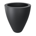 GARDRA Polyester plantenbak Ø 51x59 cm - Zwartgrijs (RAL 7021) - Doika - Plantenbak - GARDRA -  - DOIKA-DP-1 7021