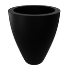 GARDRA Polyester plantenbak Ø 68x80 cm - Gitzwart (RAL 9005) - Doika - Plantenbak - GARDRA -  - DOIKA-DP-2 9005
