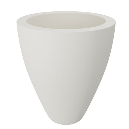GARDRA Polyester plantenbak Ø 68x80 cm - Zuiver Wit (RAL 9010) - Doika - Plantenbak - GARDRA -  - DOIKA-DP-2 9010