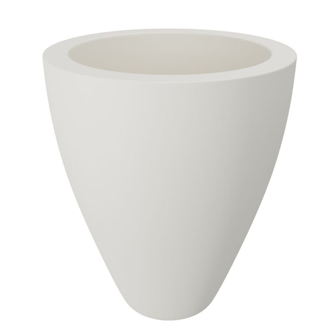GARDRA Polyester plantenbak Ø 68x80 cm - Zuiver Wit (RAL 9010) - Doika - Plantenbak - GARDRA -  - DOIKA-DP-2 9010