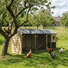 Kippenhok Evan 393 x 95 x 148 cm - Doika - Kippenhok - Glorenza - 8720569173039 - 8720569173039