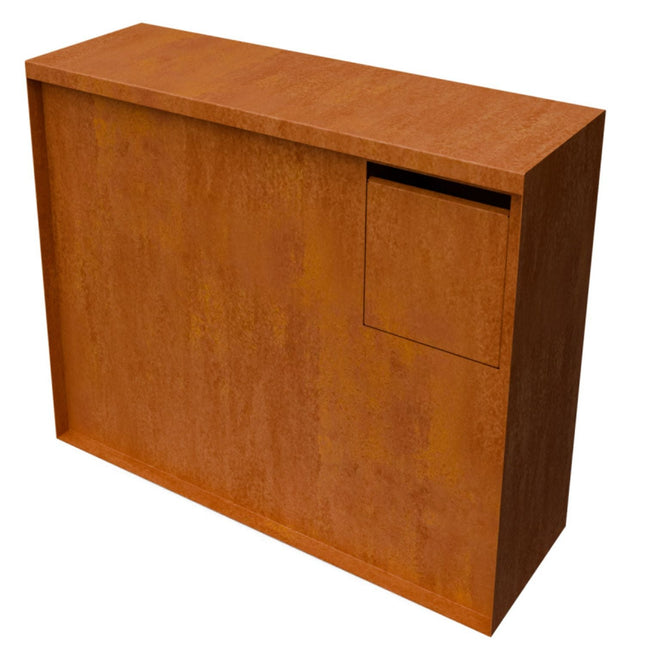 Pakketbrievenbus Murus Cortenstaal - Doika - Pakketbrievenbus - Geroba - 5404033116342 - MurusC1