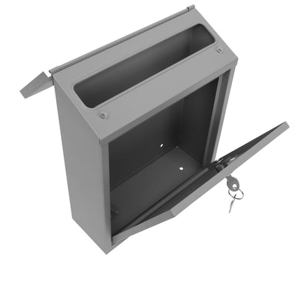 Practo Garden Brievenbus Amsterdam Mat Grijs 32x26x9 cm - Doika - Brievenbus - Practo Garden -  - B150A