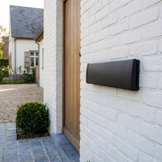 Practo Garden Brievenbusklep Met schacht Zwart - Doika - Briefplaat - Practo Garden - 5414045050299 - B805N