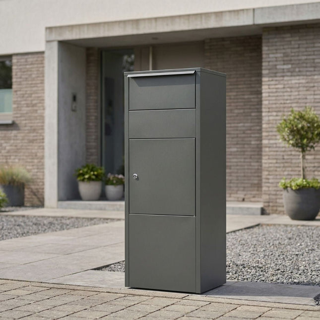 Practo Garden Pakketbrievenbus Hannover mat grijs - Doika - Brievenbus - Practo Garden - 5414045020278 - B720A