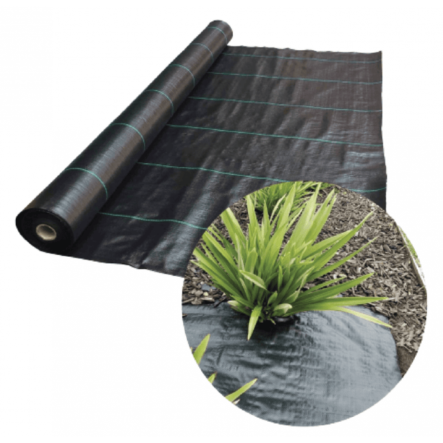 Practo Gronddoek/Worteldoek 100gram per m2 1000x210 cm - zwart - Doika - Gronddoeken - Practo Garden -  - TG302.110