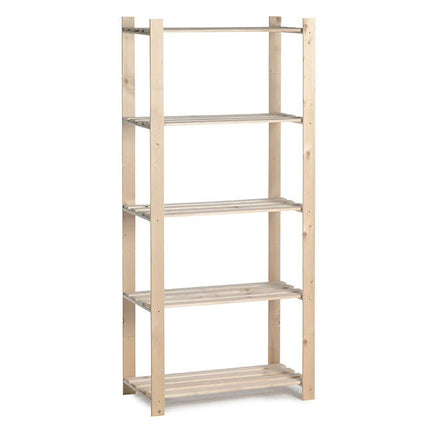 Practo Houten opbergrek 175x80x40 cm – 5 legborden - Doika - Opbergrekken - Practo Home -  - H206