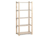 Practo Houten opbergrek 175x80x40 cm – 5 legborden - Doika - Opbergrekken - Practo Home -  - H206