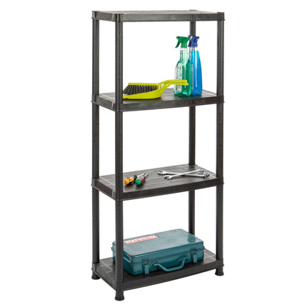Practo Kunststof opbergrek 130x61x31 cm – 4 legborden - Doika - Opbergrekken - Practo Home -  - X063N