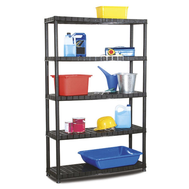 Practo Kunststof opbergrek 185x120x40 cm – 5 legborden - Doika - Opbergrekken - Practo Home -  - X120