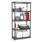 Practo Kunststof opbergrek 185x85x40 cm – 5 legborden - Doika - Opbergrekken - Practo Home -  - X081