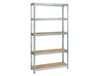Practo Metalen opbergrek 180x100x30 cm – 5 legborden – Galva - Doika - Opbergrekken - Practo Home -  - M836