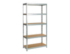 Practo Metalen opbergrek 180x90x40 cm – 5 legborden – Galva - Doika - Opbergrekken - Practo Home -  - M840