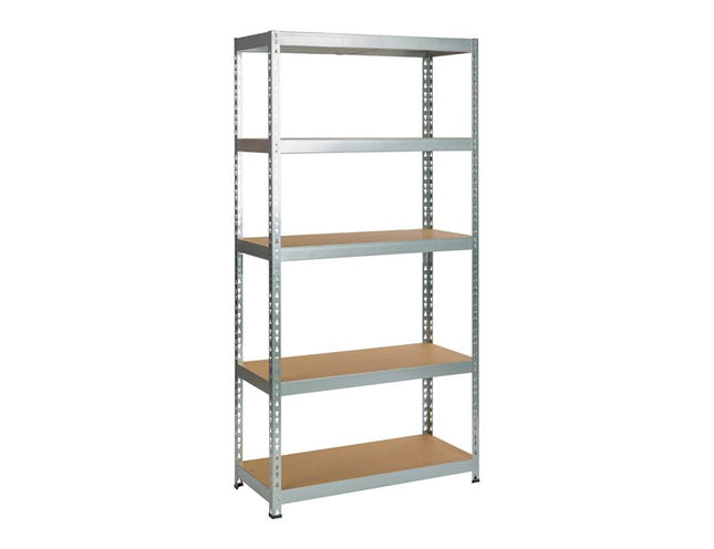 Practo Metalen opbergrek 180x90x40 cm – 5 legborden – Galva - Doika - Opbergrekken - Practo Home -  - M840