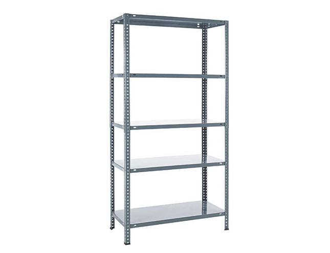 Practo Metalen opbergrek 180x90x40 cm – 5 legborden – Grijs - Doika - Opbergrekken - Practo Home -  - M141G