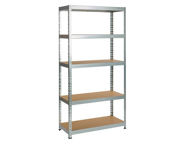 Practo Metalen opbergrek 180x90x45 cm – 5 legborden – Galva - Doika - Opbergrekken - Practo Home -  - M849