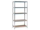 Practo Metalen opbergrek 180x91x45 cm – 5 legborden – Galva - Doika - Opbergrekken - Practo Home -  - M843