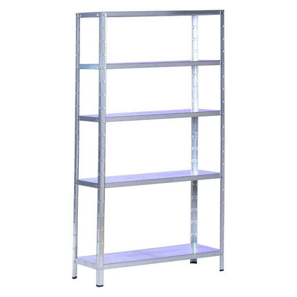 Practo Metalen opbergrek 190x100x40 cm – 5 legborden – Galva - Doika - Opbergrekken - Practo Home -  - M340