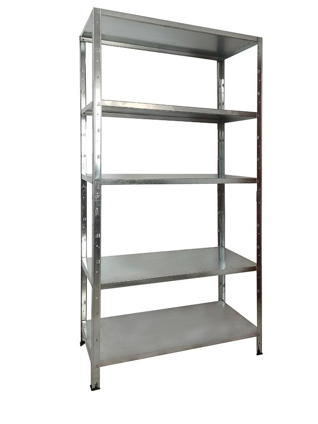 Practo Metalen Rek 190x100x40 cm – 5 legborden – Galva - Doika - Opbergrekken - Practo Home -  - ME19010040.5