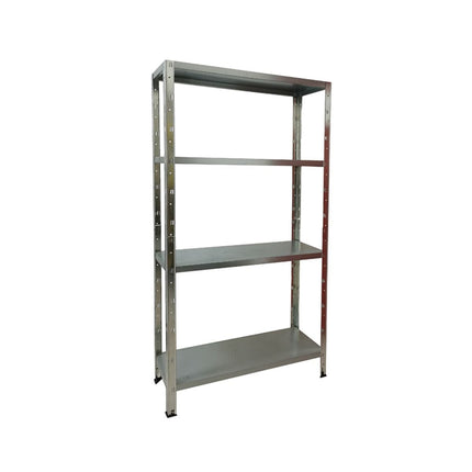 Practo Metalen Rek Heavy Duty 150x75x30 cm – 4 legborden – Zwart - Doika - Opbergrekken - Practo Home -  - M1507530.4N