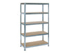 Practo Metalen Rek Heavy Duty 180x90x45 cm – 5 legborden – Grijs - Doika - Opbergrekken - Practo Home -  - M1809045.5