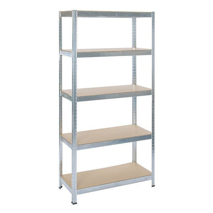 Practo Metalen Rek Heavy Duty 180x90x50 cm – 5 legborden – Grijs - Doika - Opbergrekken - Practo Home -  - M1809050.5