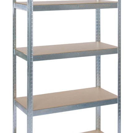 Practo Metalen Rek Heavy Duty 200x100x50 cm – 5 legborden – Grijs - Doika - Opbergrekken - Practo Home -  - M20010050.5