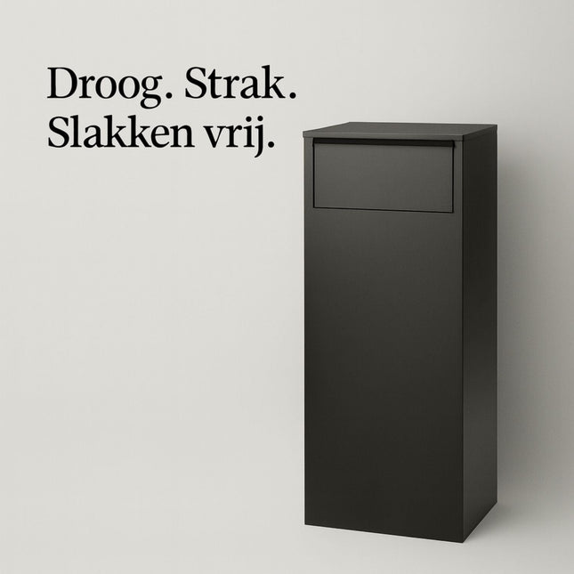 Premium Slakken- en waterdichte pakketbrievenbus mat zwart - Doika - Pakketbrievenbus - Doika - 5414045039980 - B719N