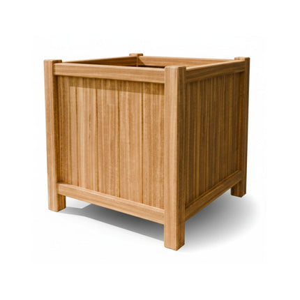Vierkante Hardhouten plantenbak met poten 80x80x80 cm - Doika - Plantenbak - Geroba -  - FUSTAH5