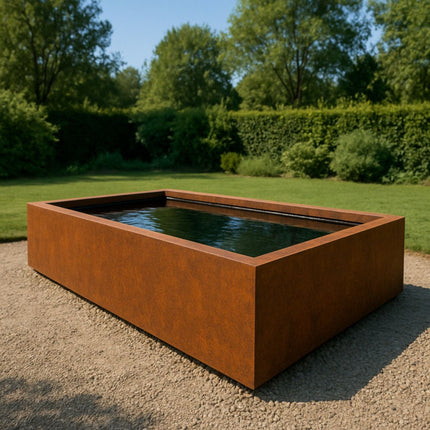 Vijver cortenstaal 300x150x60cm 266kg - Doika - Vijver - Geroba -  - EstaniAC2