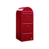 Bobi Trio RAL 3001 helderrood - Doika BV - Brievenbusunit - Bobi - 6417237015051 - 01.01.06.01 Helderrood RAL3001