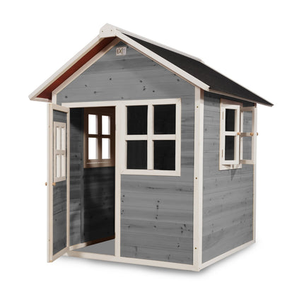 EXIT Loft 100 houten speelhuis - grijs - Doika BV - Loft speelhuisjes - EXIT Toys - 8720088268803 - 50.01.04.00